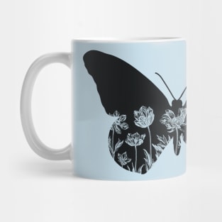 Floral Butterfly Mug